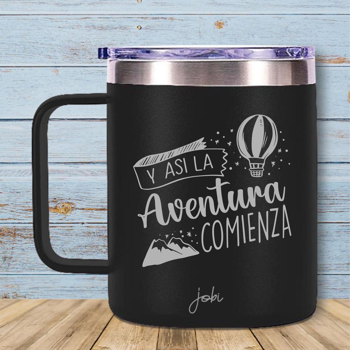 Y asi la aventura comienza - Taza 12 oz