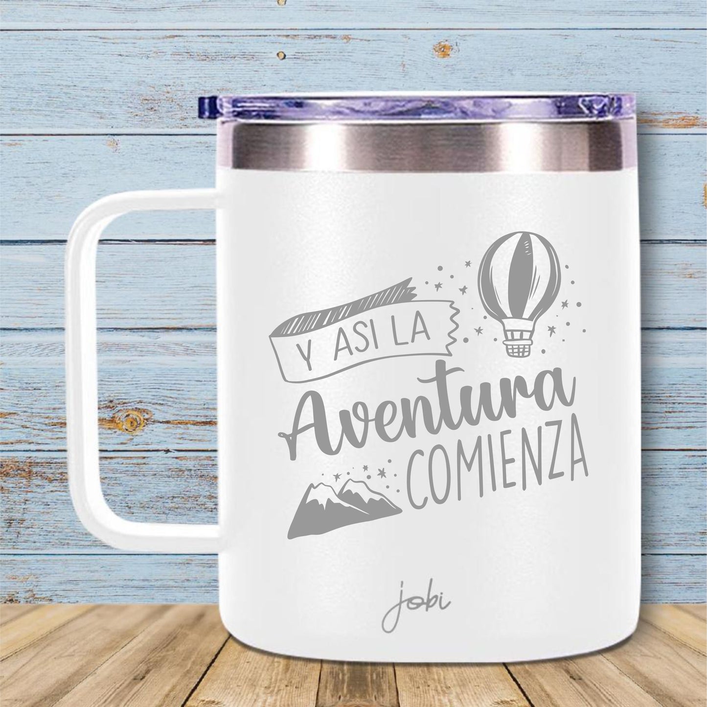 Y asi la aventura comienza - Taza 12 oz