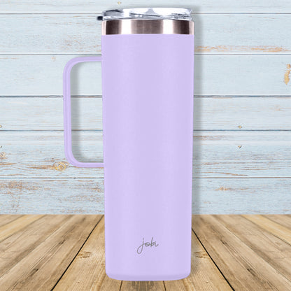Taza térmica 20 oz- Personalizar texto vertical