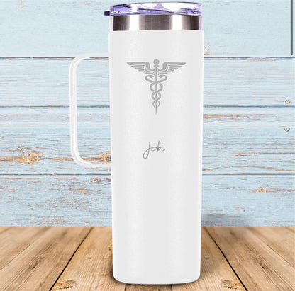 Símbolo de Medicina  - Personalizar Taza 20 Oz