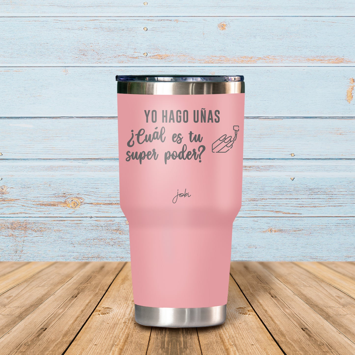 Yo hago uñas, ¿cuál es tu superpoder? - Vaso Térmico