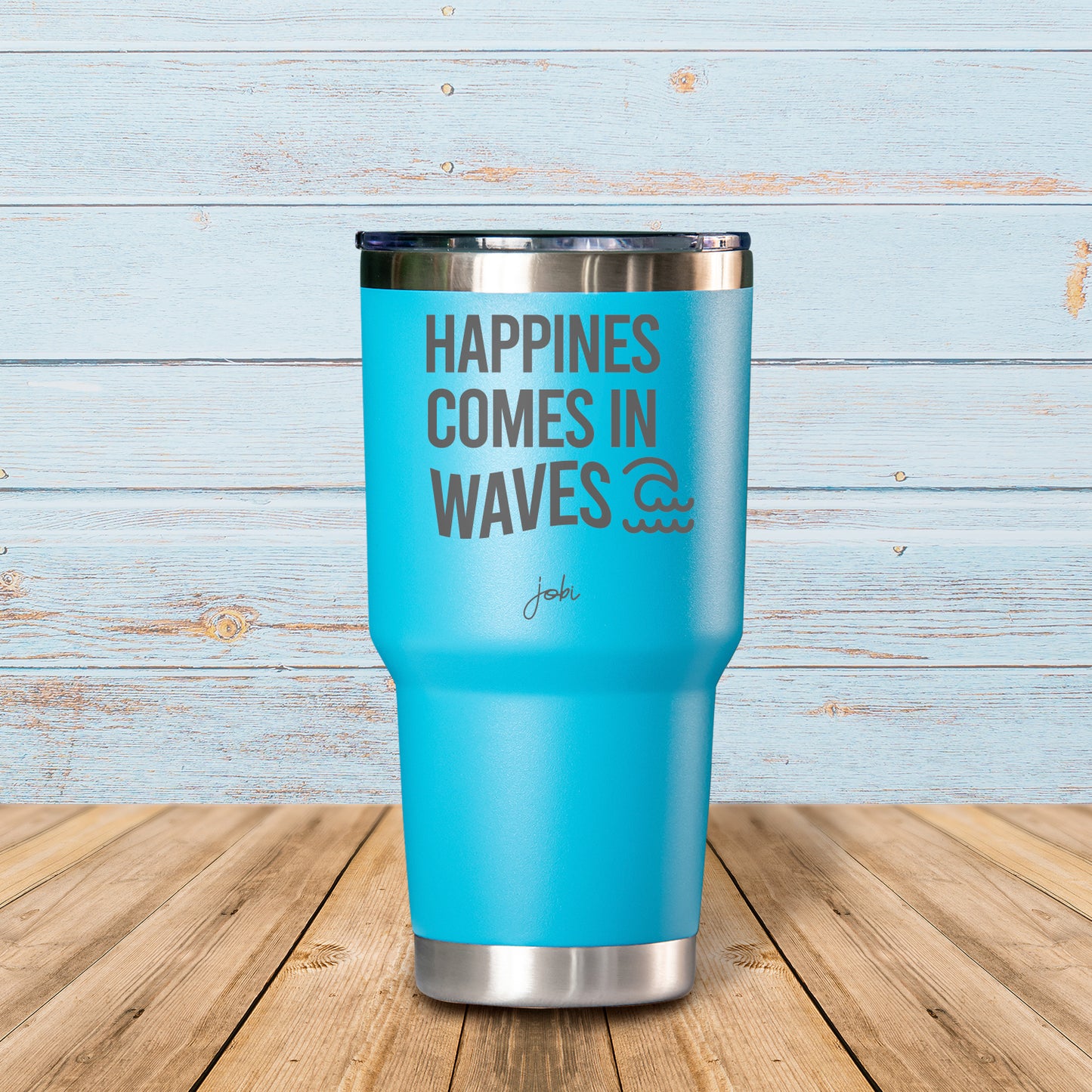 Happines comes in waves - Vaso Térmico