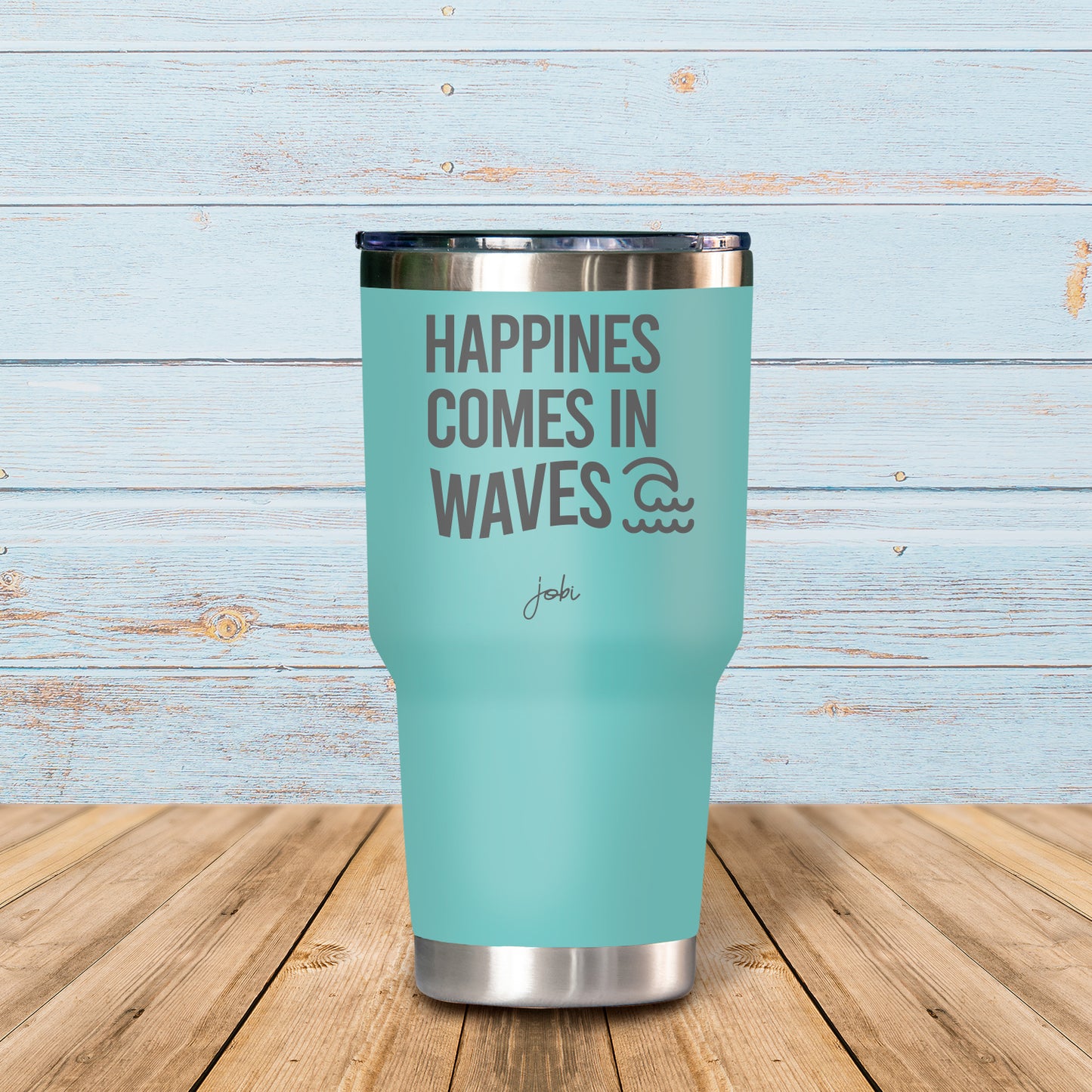 Happines comes in waves - Vaso Térmico