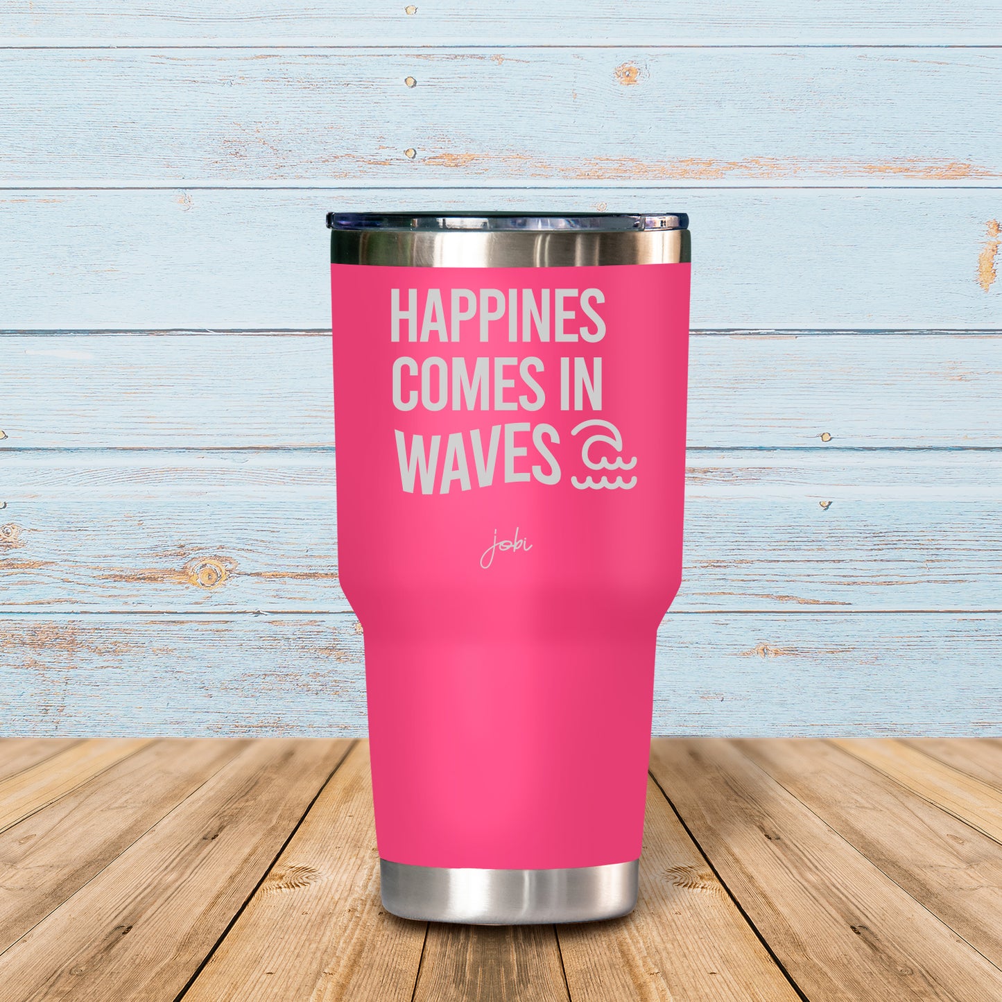Happines comes in waves - Vaso Térmico