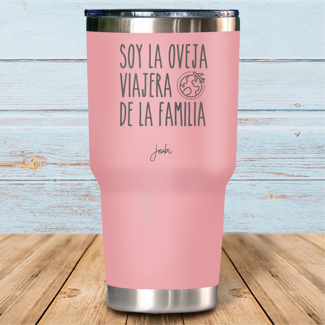 Soy la oveja viajera de la familia - Vaso Térmico