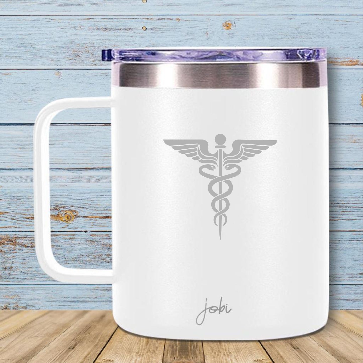 Símbolo de Medicina  - Personalizar Taza 12 Oz