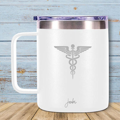 Símbolo de Medicina  - Personalizar Taza 12 Oz