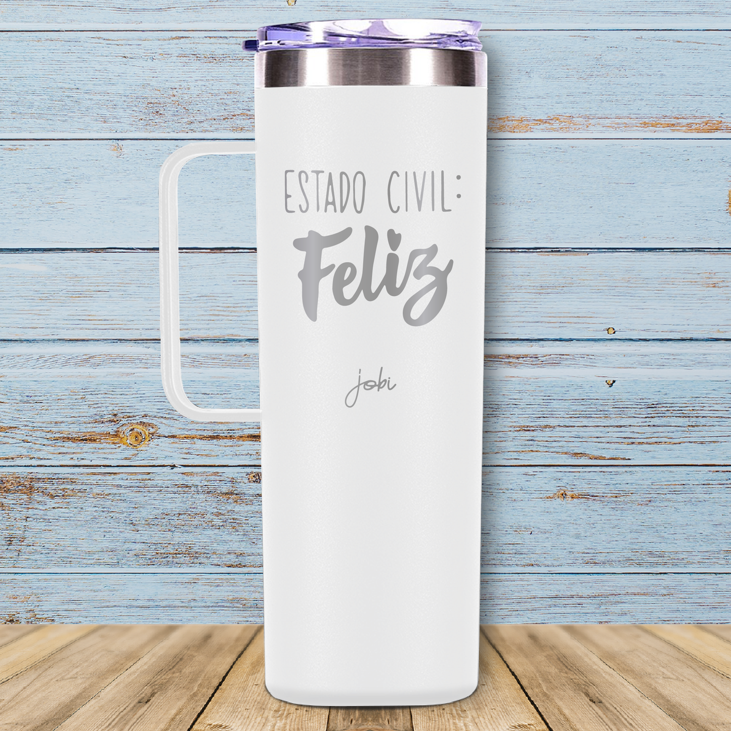 Estado civil : Feliz - Taza térmica