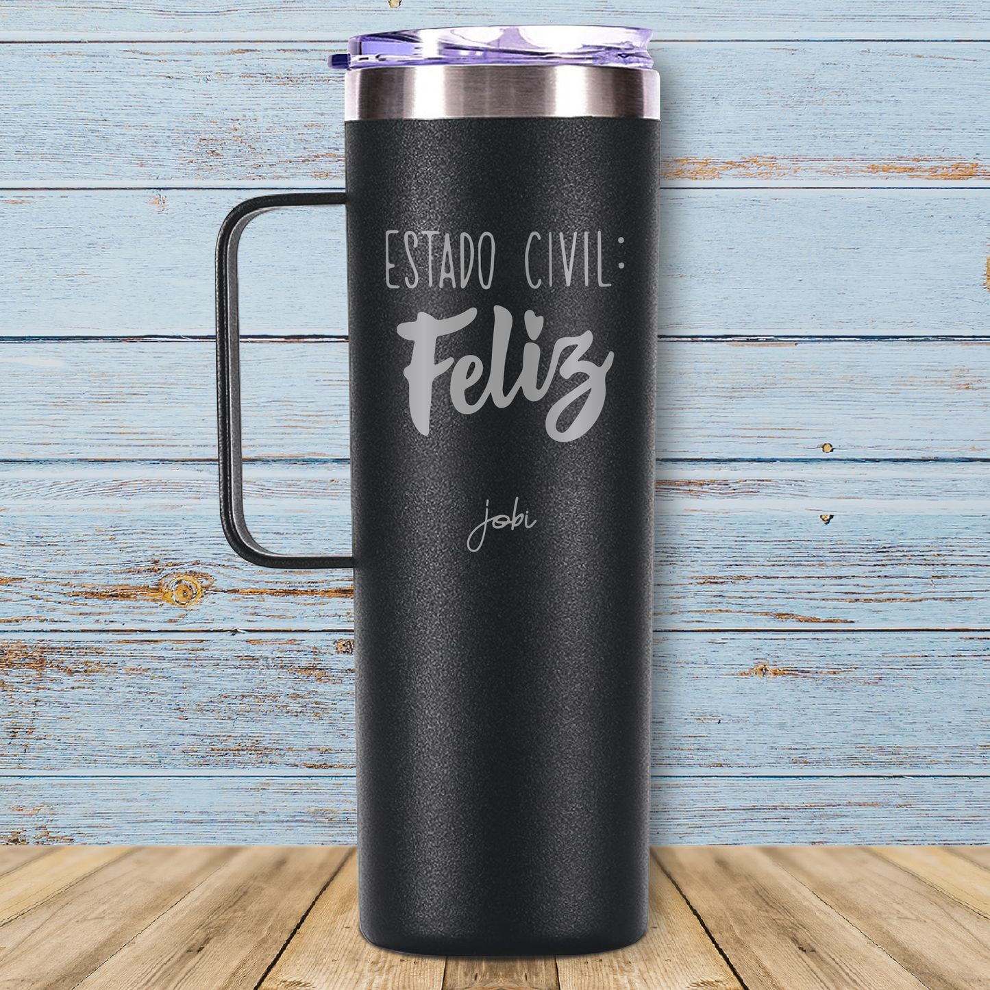 Estado civil : Feliz - Taza térmica