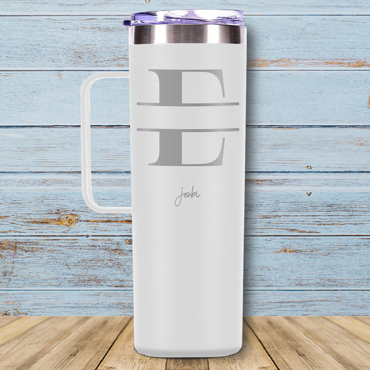Letra E - Taza térmica