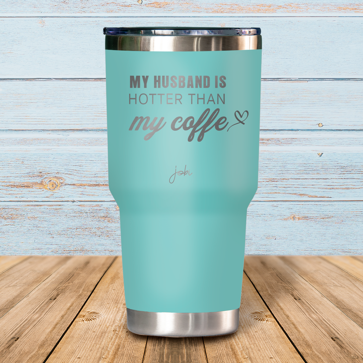My husband is hotter than my coffee - Vaso Térmico