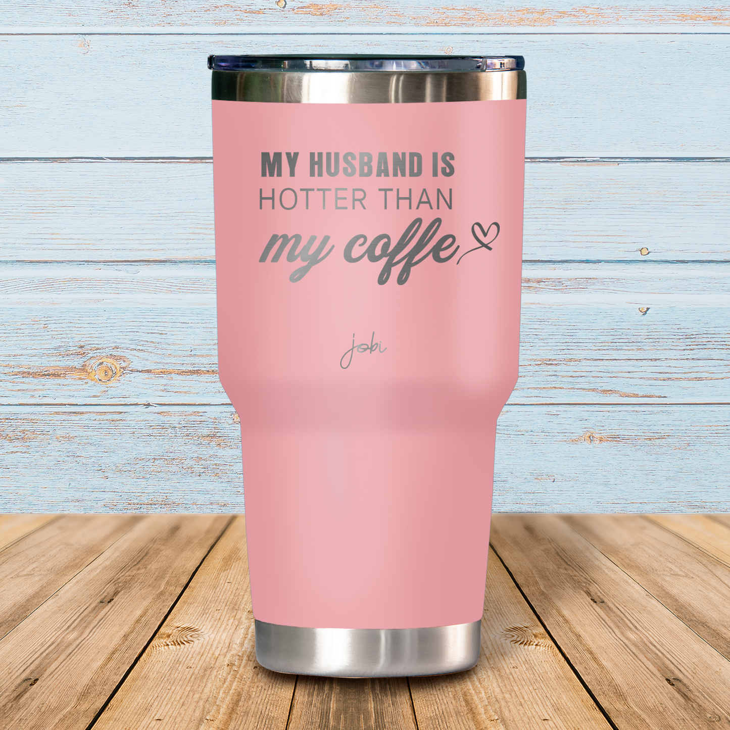 My husband is hotter than my coffee - Vaso Térmico
