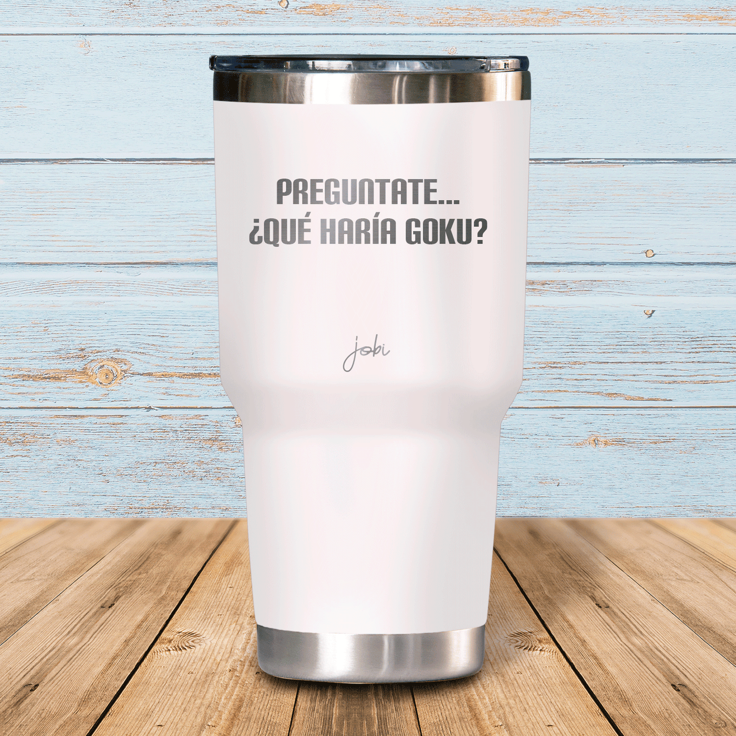 Preguntate ¿Que haria GOKU? - Vaso térmico