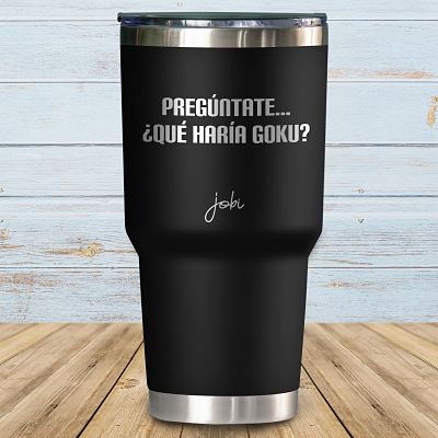 Preguntate ¿Que haria GOKU? - Vaso térmico
