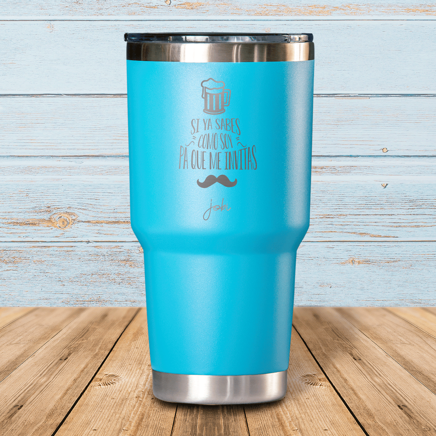 Si ya sabes como soy pa que me invitas - Vaso térmico