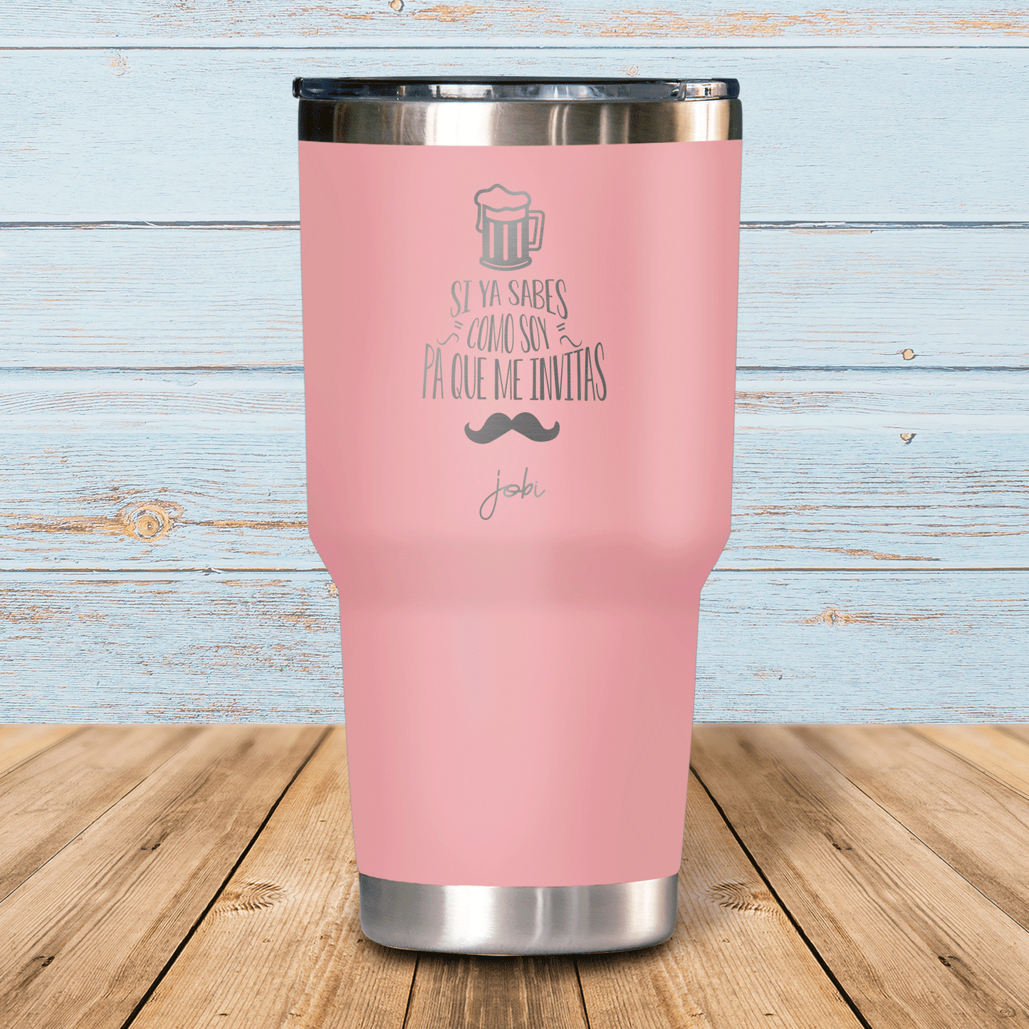 Si ya sabes como soy pa que me invitas - Vaso térmico