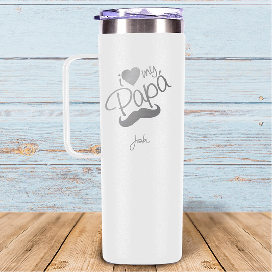 I♥ my papà - Taza tèrmica