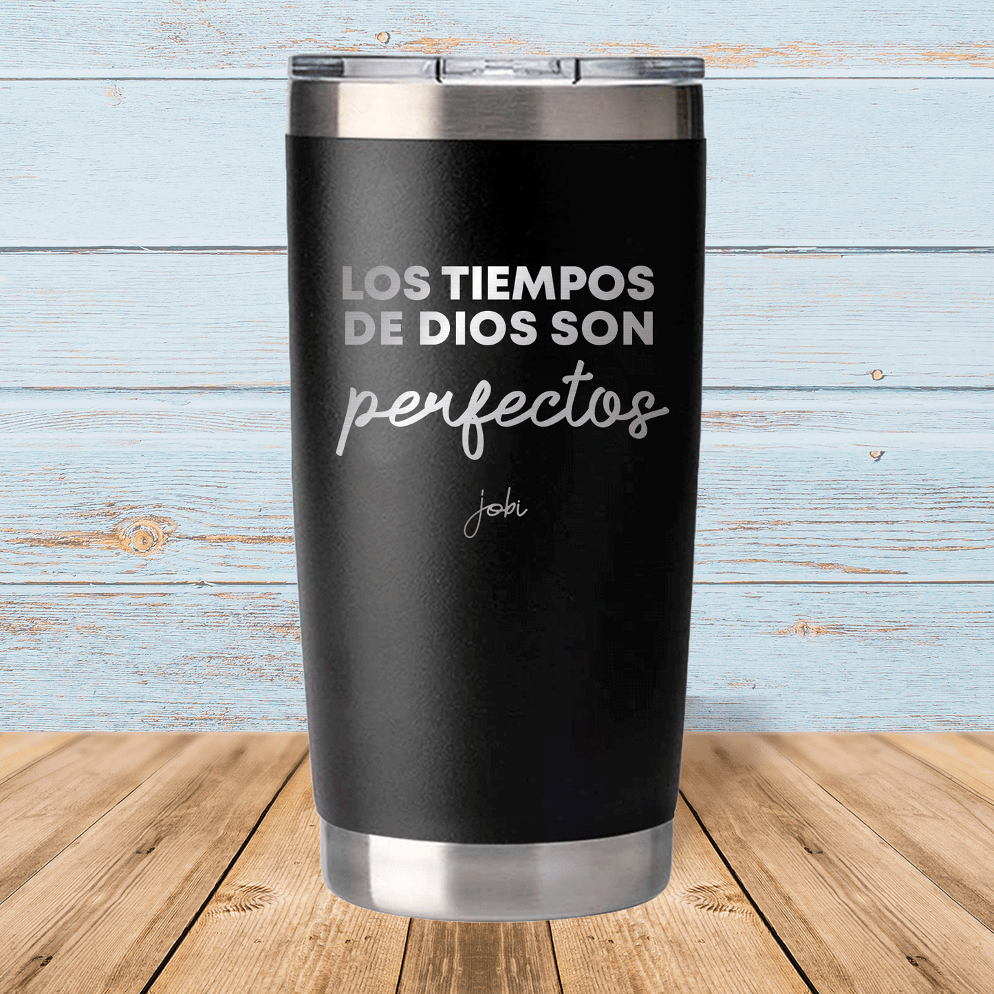 Los tiempos de dios son perfectos - Vaso térmico