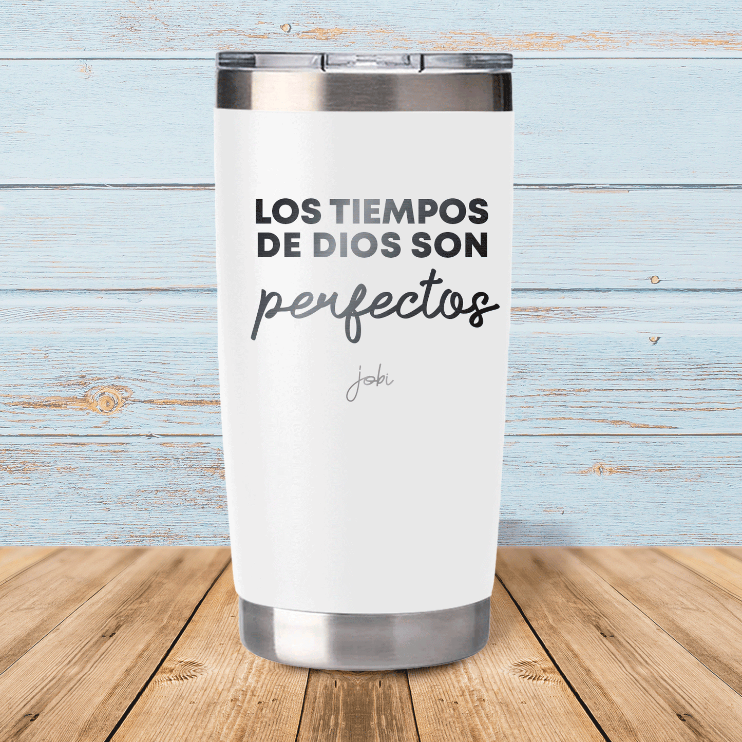 Los tiempos de dios son perfectos - Vaso térmico