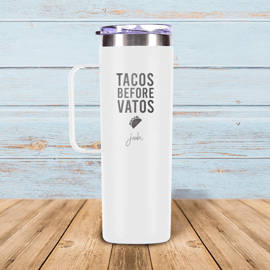 Tacos before vatos - Taza térmica