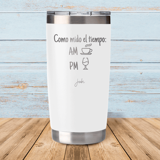 Como mido el tiempo: AM PM - Vaso térmico