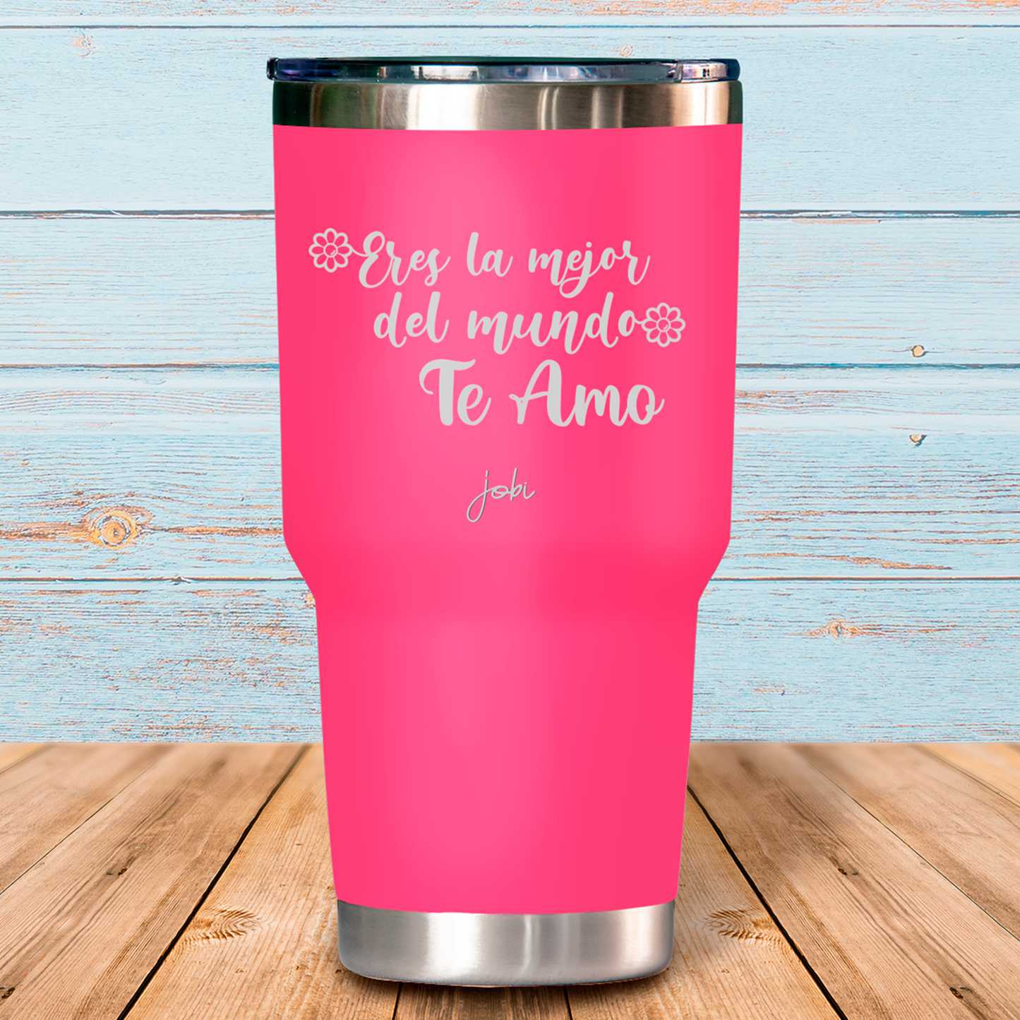 Eres la mejor del mundo, te amo - Vaso térmico