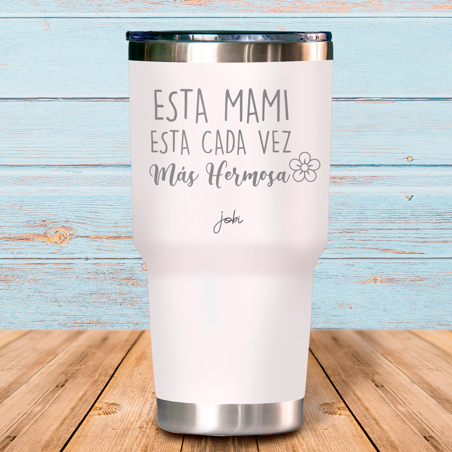 Esta mami está cada vez más hermosa- Vaso térmico