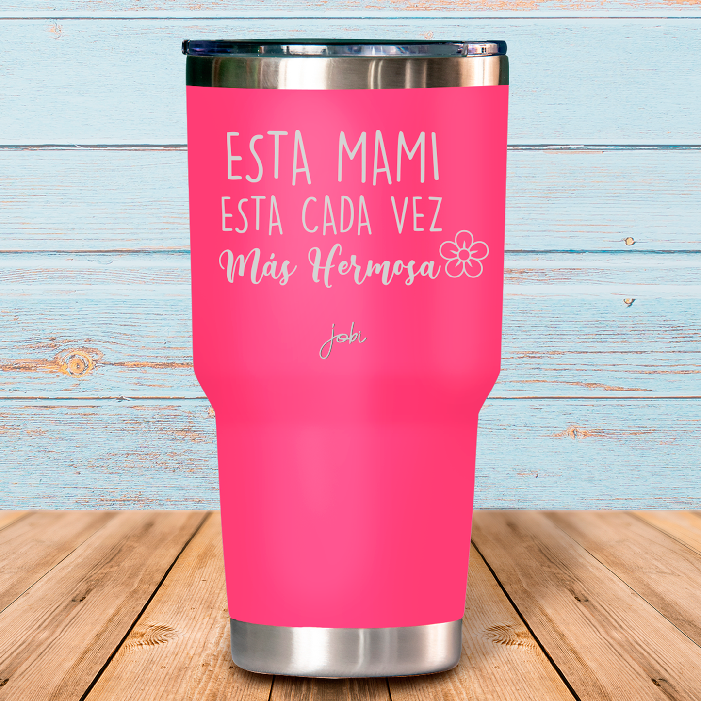 Esta mami está cada vez más hermosa- Vaso térmico