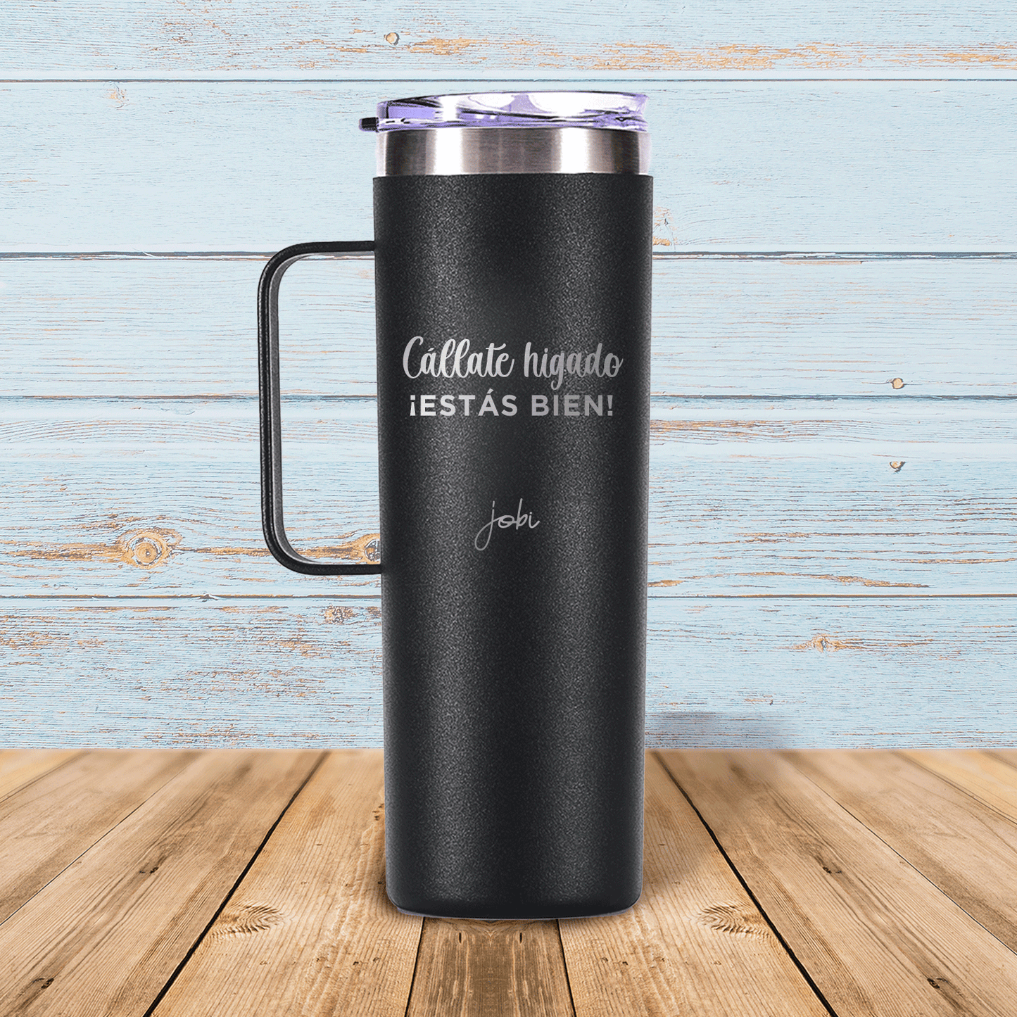 Cállate hígado ¡ Estás bien ! - Taza térmica