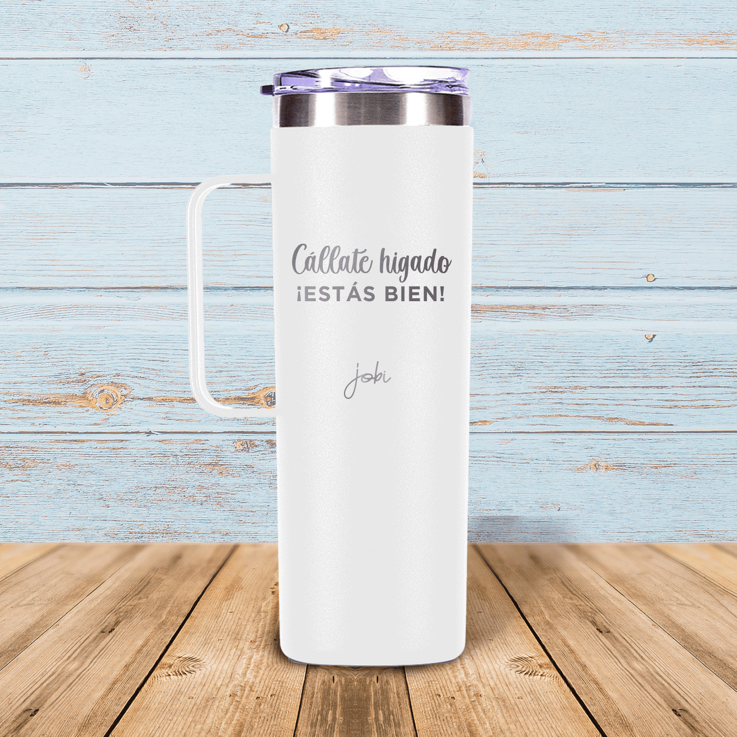 Cállate hígado ¡ Estás bien ! - Taza térmica
