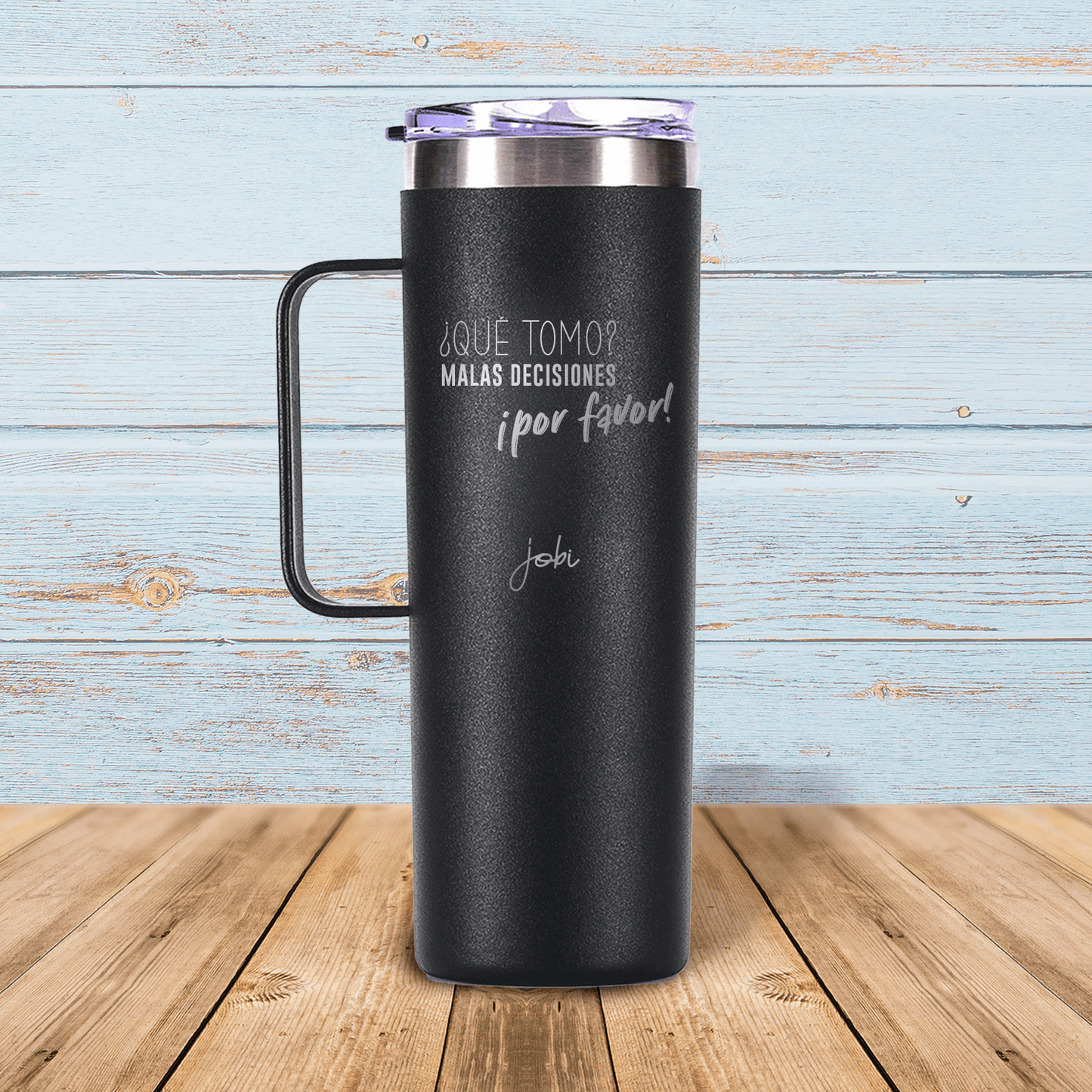 ¿Que tomo ? malas decisiones, ¡por favor ! - Taza térmica