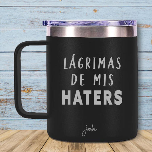 Lágrimas de mis haters - Taza de 12 oz
