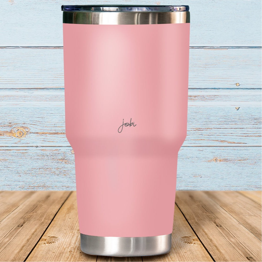 Taza Vaso Termo Térmico Acero Inoxidable Tipo Yeti 12oz - Rosa Claro